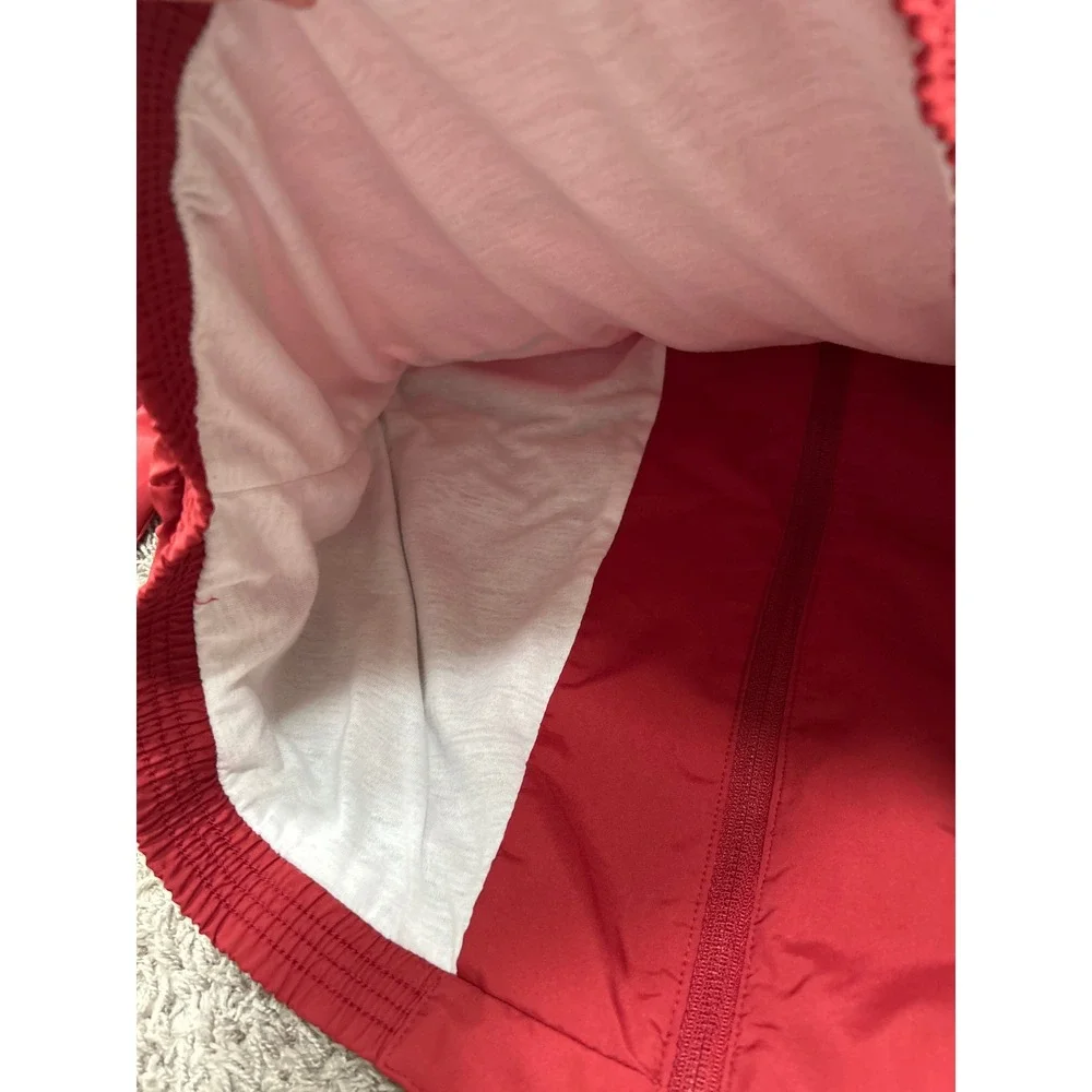 Vintage y2k Reebok Track Jacket Full Zip Windbreaker‎ Lightweight Red Mens L
